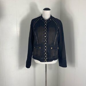 Pamela McCoy Denim Jacket Size Large